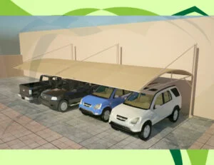 Pyramid Parking Shades