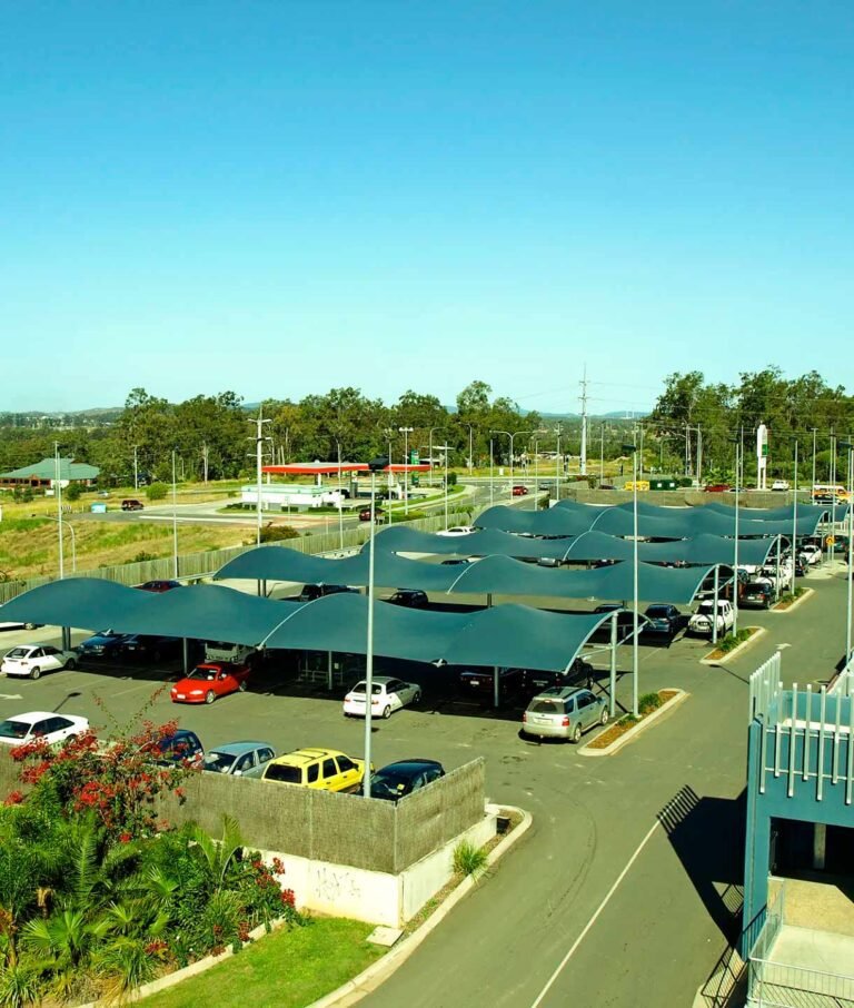 Baqar Shades car parking shade structure in Dammam