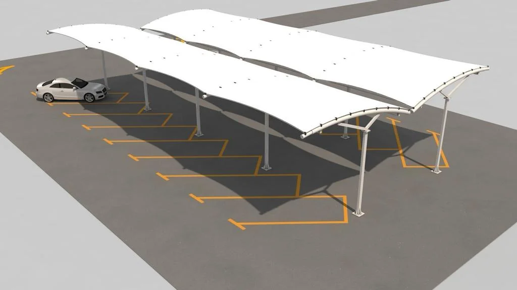 saudi shades Arch Design car parking shade6
