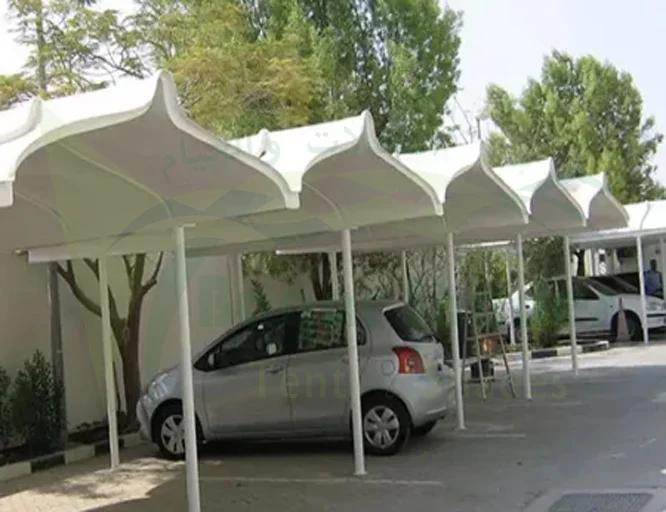 GRP Islamic Arch Design Car Parking Shades