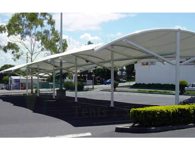 HDPE car parking shades