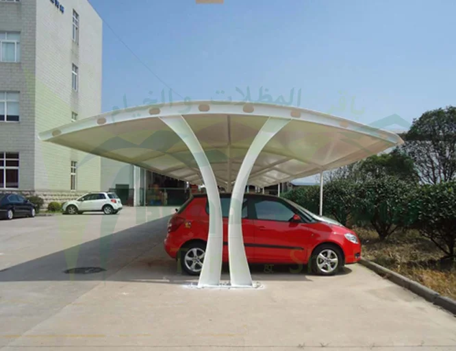 Bottom Support Cantilever Parking Shade