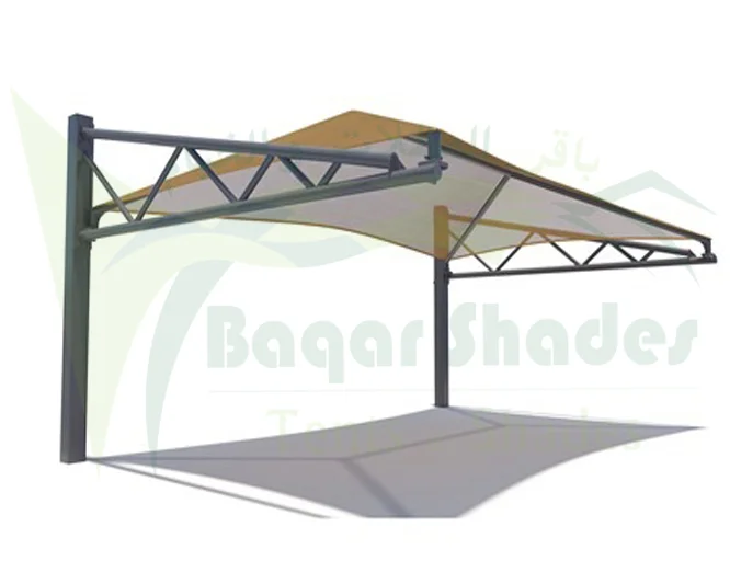 TRI-TRUSS CANTILEVER Car Parking Shades
