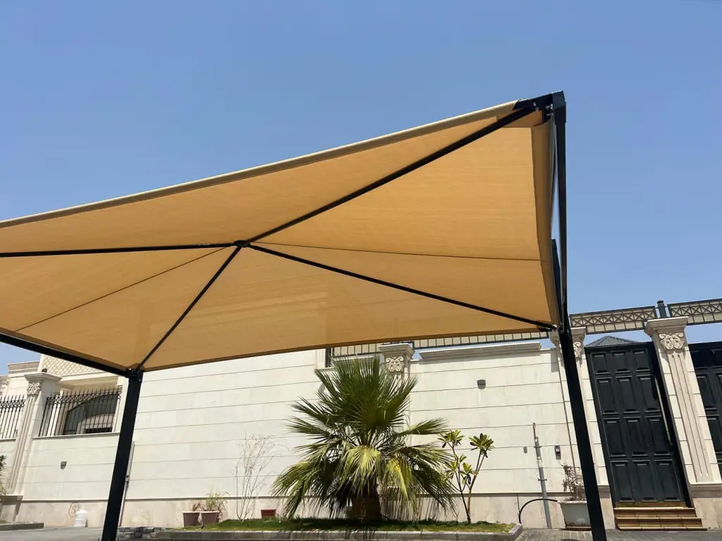 Pyramid Arch Design Parking Shade 4