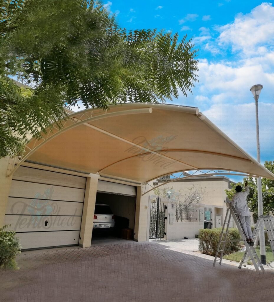 PVC Water-Proof Wall Mounted Car Parking Shade 2