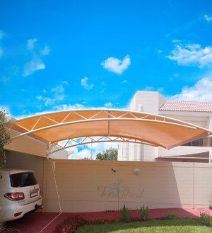 PVC Water-Proof Wall Mounted Car Parking Shade