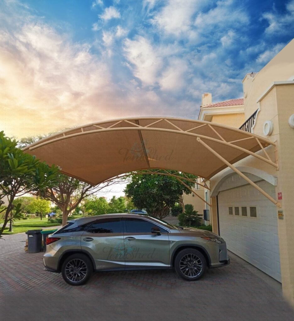 PVC Water-Proof Wall Mounted Car Parking Shade