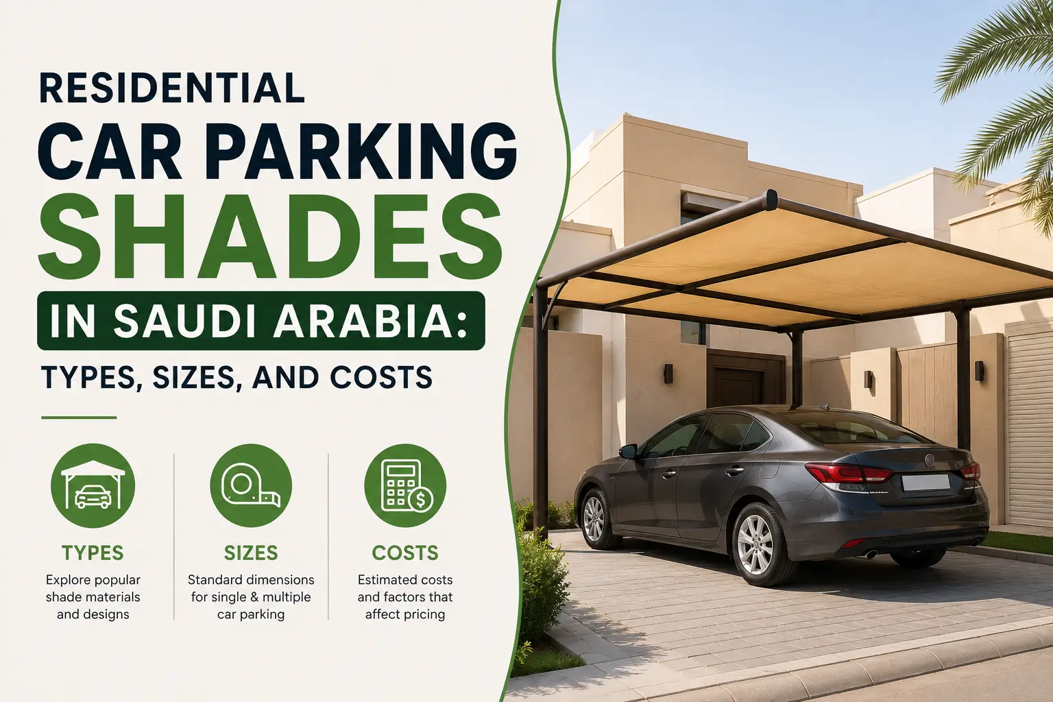 Residential Car Parking Shades Saudi