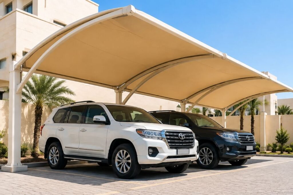 Car Parking Shades in Saudi Arabia
